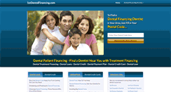 Desktop Screenshot of 1stdentalfinancing.com