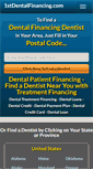 Mobile Screenshot of 1stdentalfinancing.com